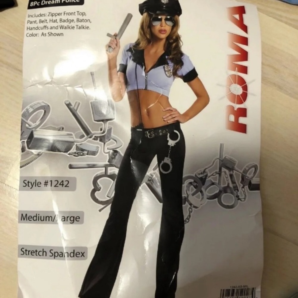 Woman’s Police Officer Sexy Halloween Costume